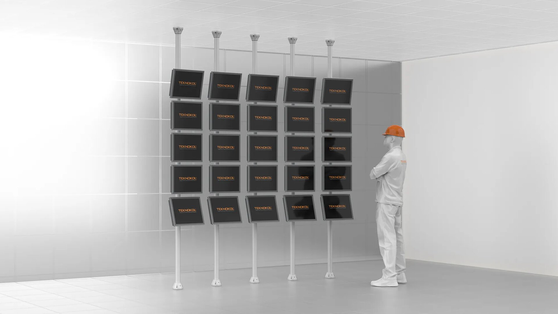 HMI Multi-Screen Mounting Solutions by Teknokol